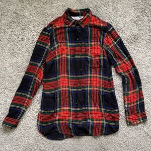 Old Navy Plaid Button down shirt Size Small